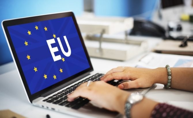 Britain EU Brexit Referendum Concept Britain EU Brexit Referendum Concept